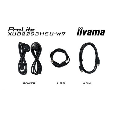 iiyama ProLite XUB2293HSU-W7 computersk&aelig;rm 54,6 cm (21.5") 1920 x 1080 pixel Fuld HD LED Hvid