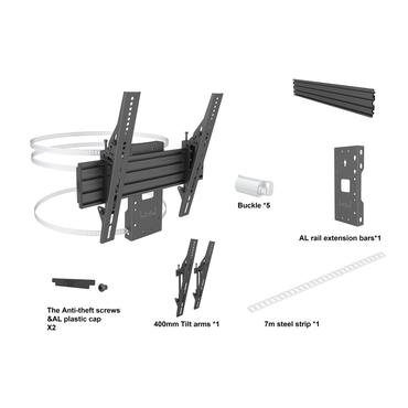 Multibrackets M Pro Series Wallmount Column beslag - for LCD display - sort