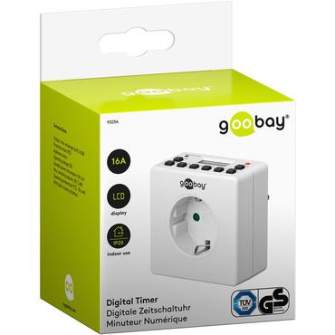 goobay Digital Timer - automatisk strøm kontakt