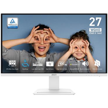 MSI PRO MP273QW E2 skærm - LED baglys - 27" - IPS - 4ms,1ms - WQHD 2560x1440 ved 100Hz