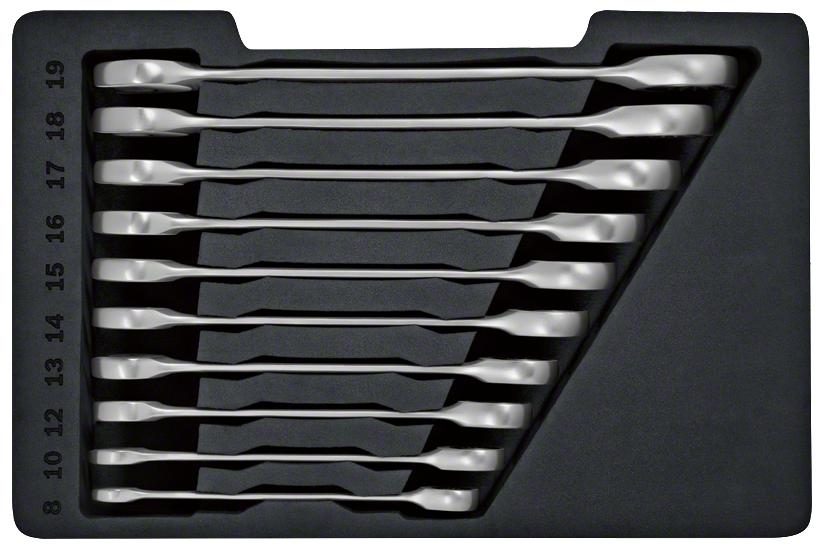 Bosch Professional - u-ringnyckelsats - 10 delar