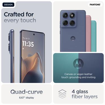 Motorola edge 60 fusion 16,9 cm (6.67") Dual SIM Android 15 5G USB Type-C 8 GB 256 GB 5200 mAh Grå