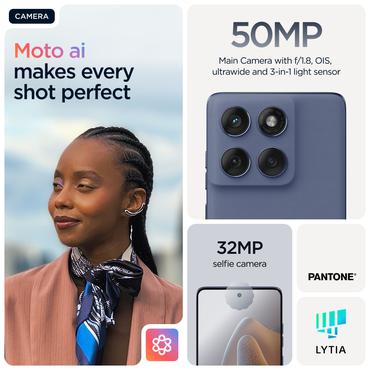 Motorola edge 60 fusion 16,9 cm (6.67") Dual SIM Android 15 5G USB Type-C 8 GB 256 GB 5200 mAh Grå