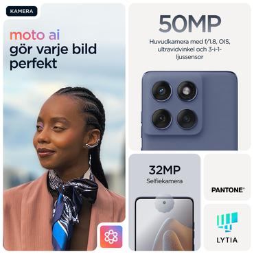 Motorola edge 60 fusion 16,9 cm (6.67") Dual SIM Android 15 5G USB Type-C 8 GB 256 GB 5200 mAh Grå