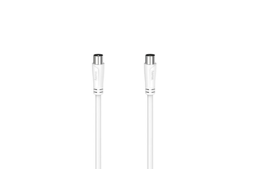 Hama 00205046 koaxial kabel 3 m Koaksial Hvid