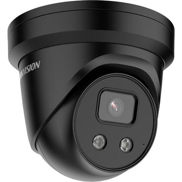 Hikvision IP Dome Camera DS-2CD2346G2-IU Dome, 4 MP, F2.8, IP66, H.265 +, Black, AcuSense / Darkfighter technologies, 256 GB, 103 Â°
