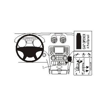 Brodit ProClip Angled mount - beslag til montering