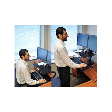 Ergotron WorkFit-S monteringskomponent - svart