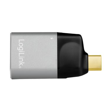 LogiLink CUA0203 kabel k&oslash;nsskifter USB Type-C HDMI Type A (Standard) Sort, Gr&aring;