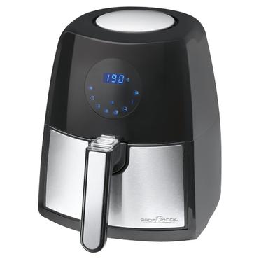 ProfiCook PC-FR 1147 H Enkelt 2,5 L Enkeltstående 1500 W Varmluftsteger Sort, Rustfrit stål