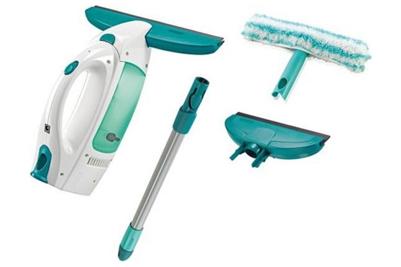 Leifheit 51016 elektrisk vinduespudser Bl&aring;, Hvid