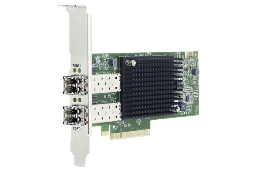 Emulex LPe35002 32Gb 2-port PCIe Fibre Channel Adapter - v&auml;rdbussadapter - PCIe 4.0 x8 - 32Gb Fibre Channel Gen 7 (Short Wave) x 2