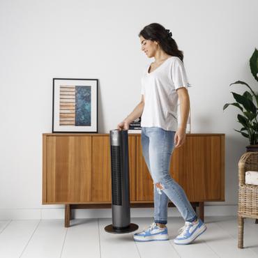 TAURUS Tower Fan 76 CM New Babel Digital Black