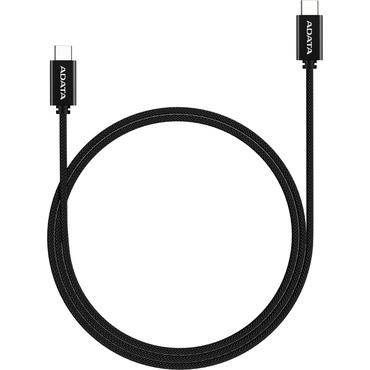 USB 2.0 Kabel, USB-C Stecker > USB-C Stecker (schwarz, 1 Meter, PD 3.0, QC 3.0, Laden mit bis zu 100 Watt)