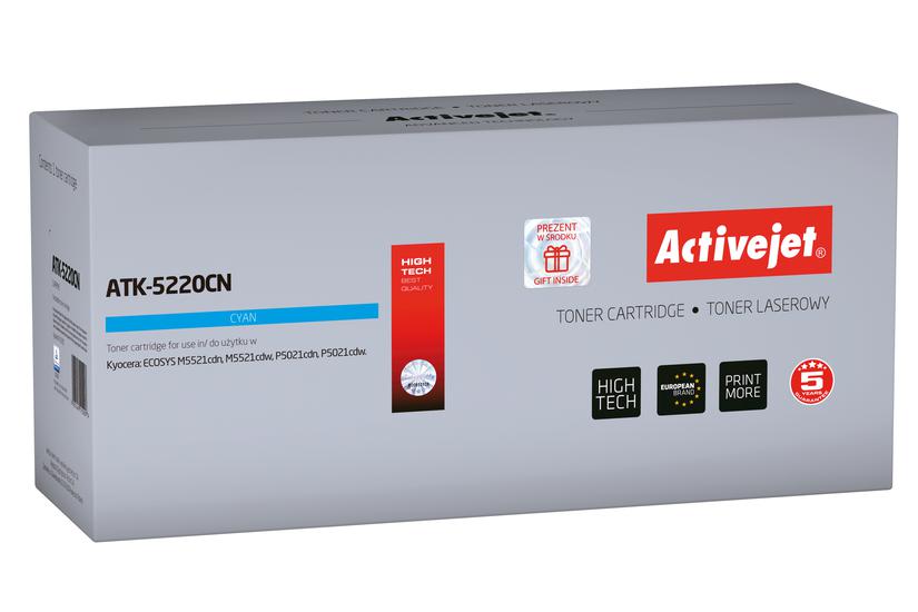 Activejet Tonerpatron ATK-5220CN (Kyocera erstatning TK-5220C; Supreme; 1200 sider; blå)