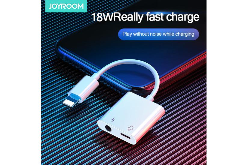 Audio Adapter Lightning / 3.5 mm Joyroom S - Y105 (white)