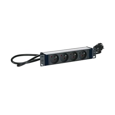 POWER STRIP 10" -  4WAY -