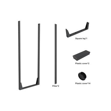 Multibrackets M Pro Series M Floormount Pro OM46N-D monteringskomponent - för interaktiv platt skärm - svart