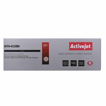 Activejet ATH-415BN printertoner til HP; erstatning HP 415A W2030A; Supreme; 2400 sider, sort, med chip