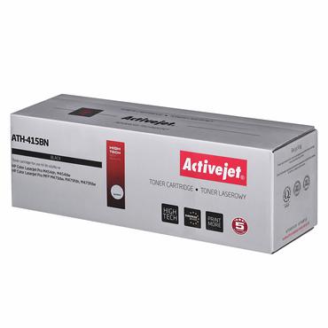 Activejet ATH-415BN printertoner til HP; erstatning HP 415A W2030A; Supreme; 2400 sider, sort, med chip