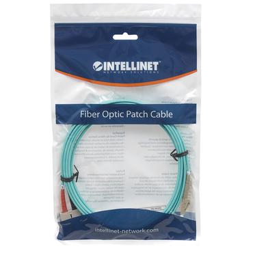 Intellinet 750165 InfiniBand og fiberoptisk kabel 3 m LC SC Turkisfarve