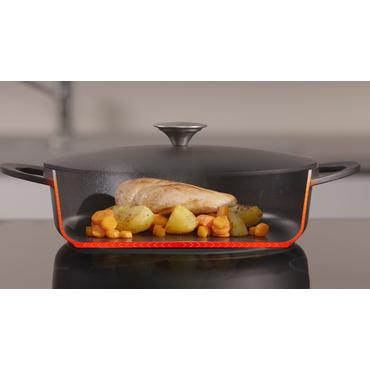 Tefal Trattoria E2187274 Rund Sort