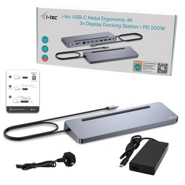 i-Tec 11-in-1 - dockingstation - USB-C / USB4 / Thunderbolt 3 / Thunderbolt 4 - 11-slot - 2 x DP, HDMI - 1GbE