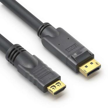 PureLink PI5110-050 videokabel adapter 5 m DisplayPort HDMI Sort