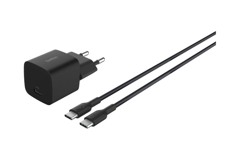 Belkin Boostcharge Strømforsyningsadapter Pps Teknologi Pin Usb Watt Med Usb Kabel