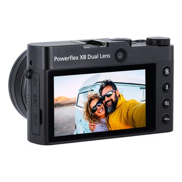 Rollei Powerflex X8 Dual Lens Brokamera 64 MP CMOS 10720 x 6030 pixel Sort