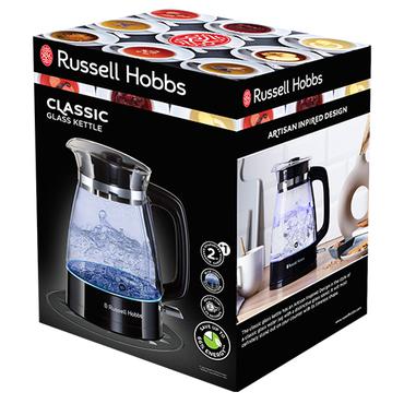 Russell Hobbs 26080-70 elkedel 1,7 L 2400 W Sort, Transparent