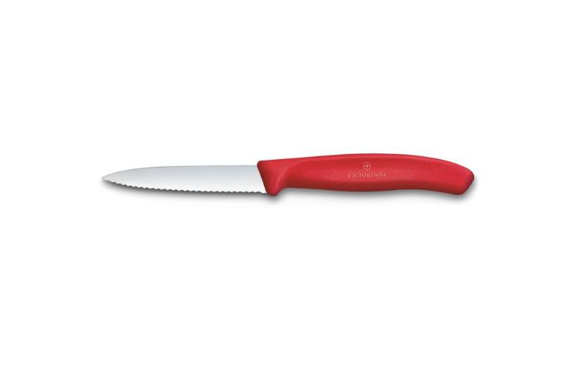 Victorinox Swiss - urtekniv med takker - 8 cm - rød