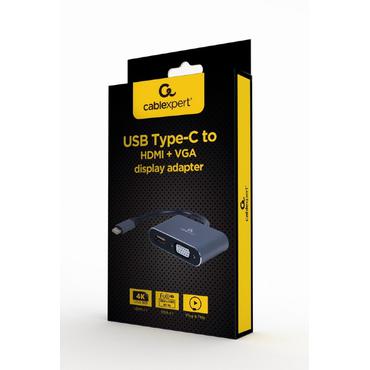 Cablexpert videokort - HDMI / VGA / USB - 15 cm
