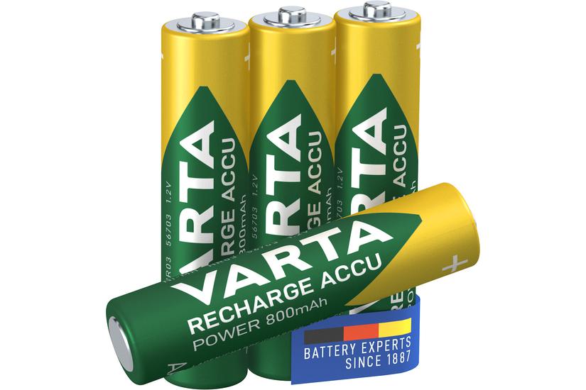 Varta Rechargable Accu batteri - 4 x AAA - NiMH