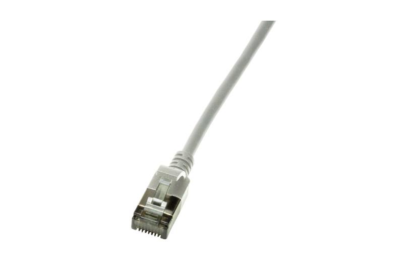 LogiLink Slim U/FTP netværkskabel Grå 1 m Cat6a U/FTP (STP)
