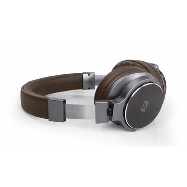 Muse M-278 BT Headset Trådløs Micro-USB Bluetooth Brun, Sølv