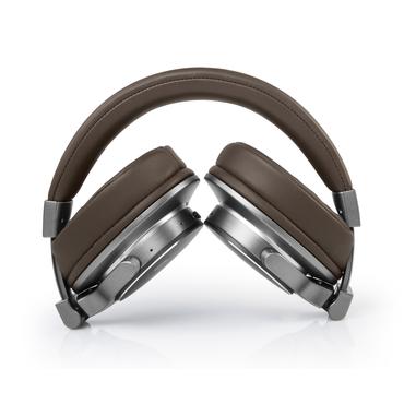 Muse M-278 BT Headset Trådløs Micro-USB Bluetooth Brun, Sølv