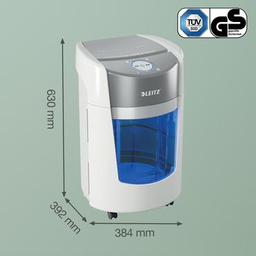 Leitz IQ OptiMax Small Office 350 mikromakulering makulator P5 22 L - Hvid