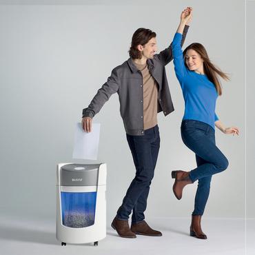 Leitz IQ OptiMax Small Office 350 mikromakulering makulator P5 22 L - Hvid