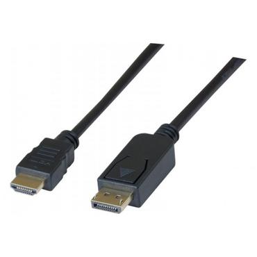 EXC 128421 videokabel adapter 2 m DisplayPort HDMI Sort