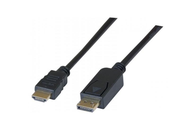 EXC 128421 videokabel adapter 2 m DisplayPort HDMI Sort