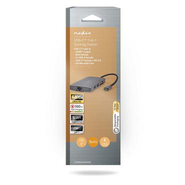 Nedis USB Multi-Port-Adapter USB 3.2 Gen1 7-in-1