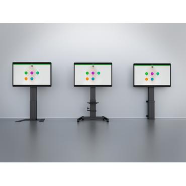 Multibrackets M Public Floormount monteringssats - motoriserad - f&ouml;r LCD-TV - svart