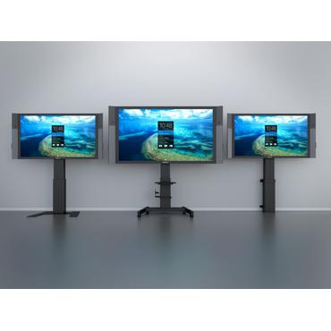 Multibrackets M Public Floormount monteringssats - motoriserad - f&ouml;r LCD-TV - svart