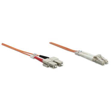 Intellinet 1.0m LC-SC M/M InfiniBand og fiberoptisk kabel 1 m Orange