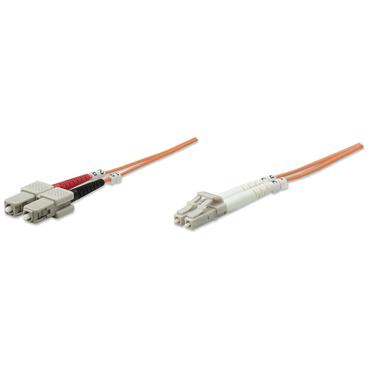 Intellinet 1.0m LC-SC M/M InfiniBand og fiberoptisk kabel 1 m Orange