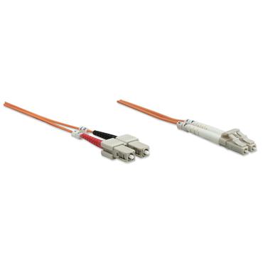Intellinet 1.0m LC-SC M/M InfiniBand og fiberoptisk kabel 1 m Orange
