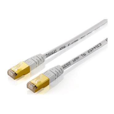 Equip Cat.5e F/UTP 10m netværkskabel Hvid Cat5e F/UTP (FTP)