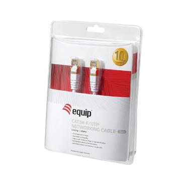 Equip Cat.5e F/UTP 10m netværkskabel Hvid Cat5e F/UTP (FTP)