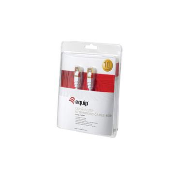 Equip Cat.5e F/UTP 10m netværkskabel Hvid Cat5e F/UTP (FTP)